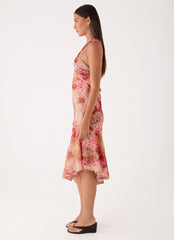 Sinnie Midi Dress - Botanic Cheetah