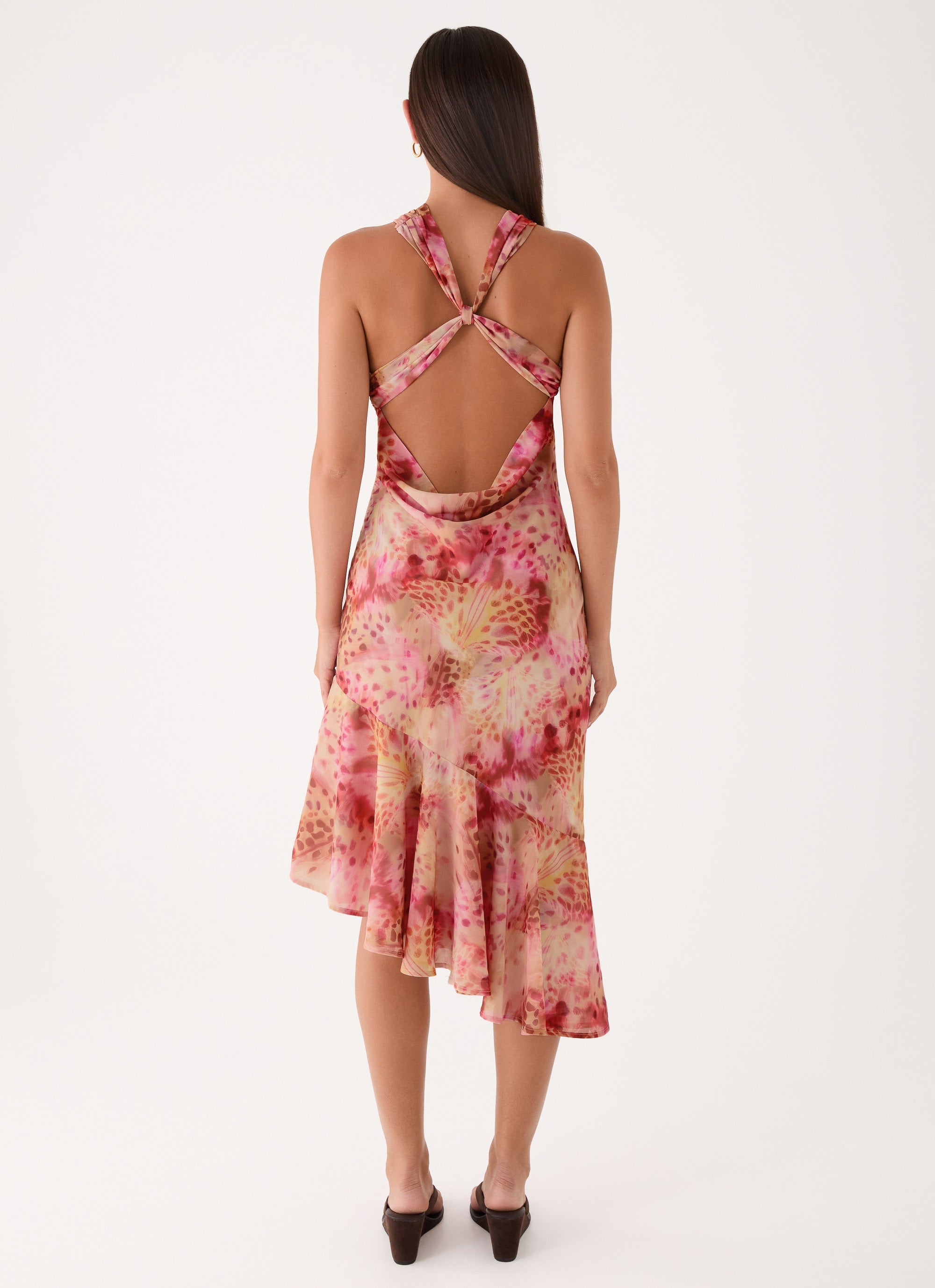 Sinnie Midi Dress - Botanic Cheetah