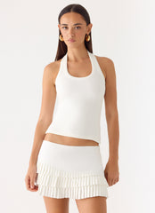 Skyler Mini Skort - White