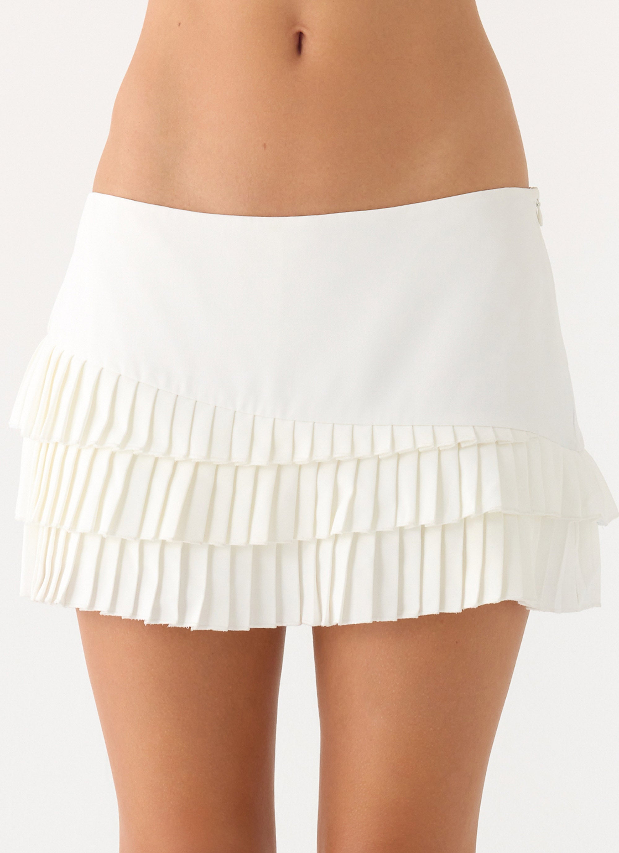Skyler Mini Skort - White