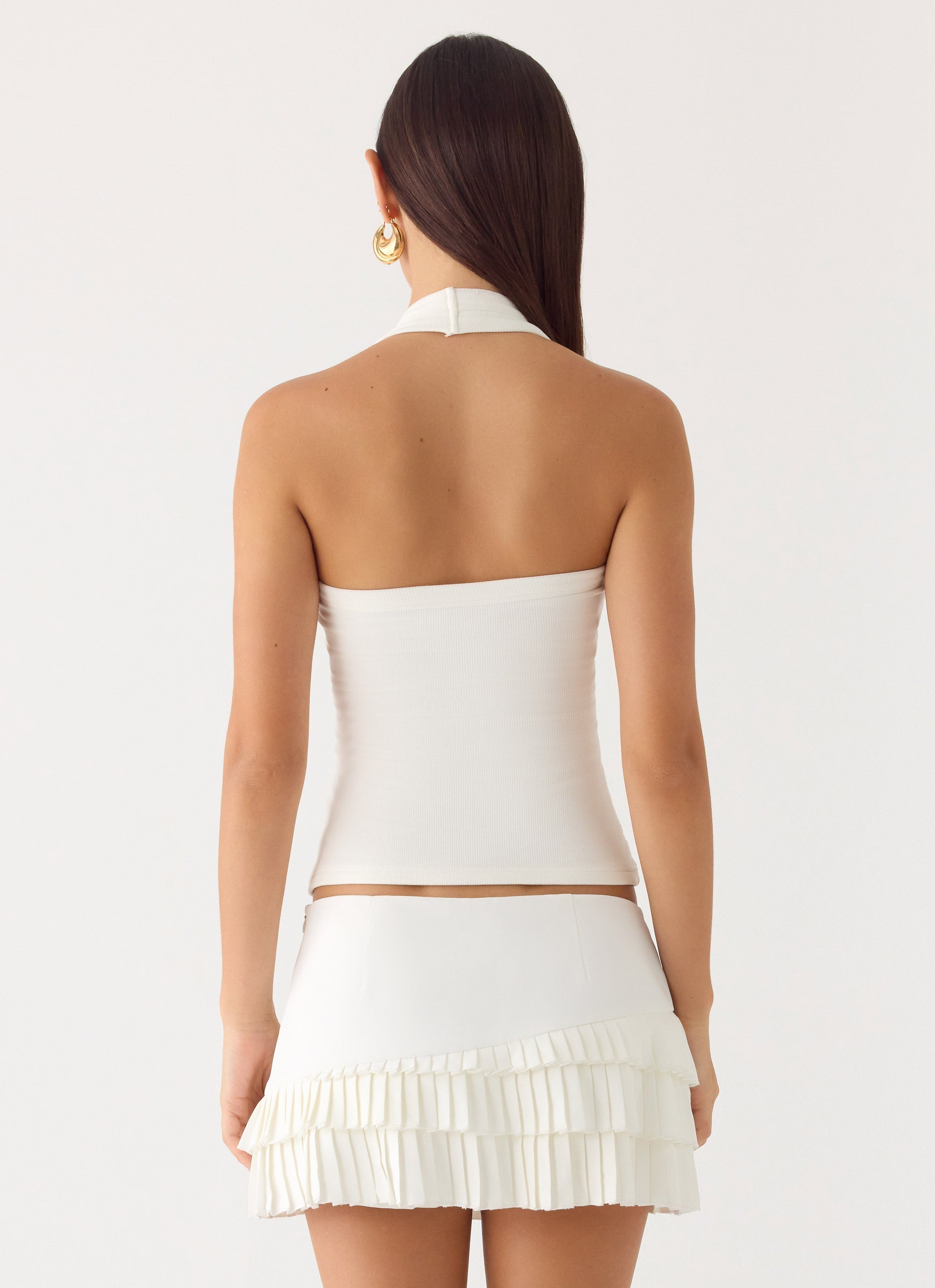 Skyler Mini Skort - White
