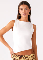 Stay In Top - White