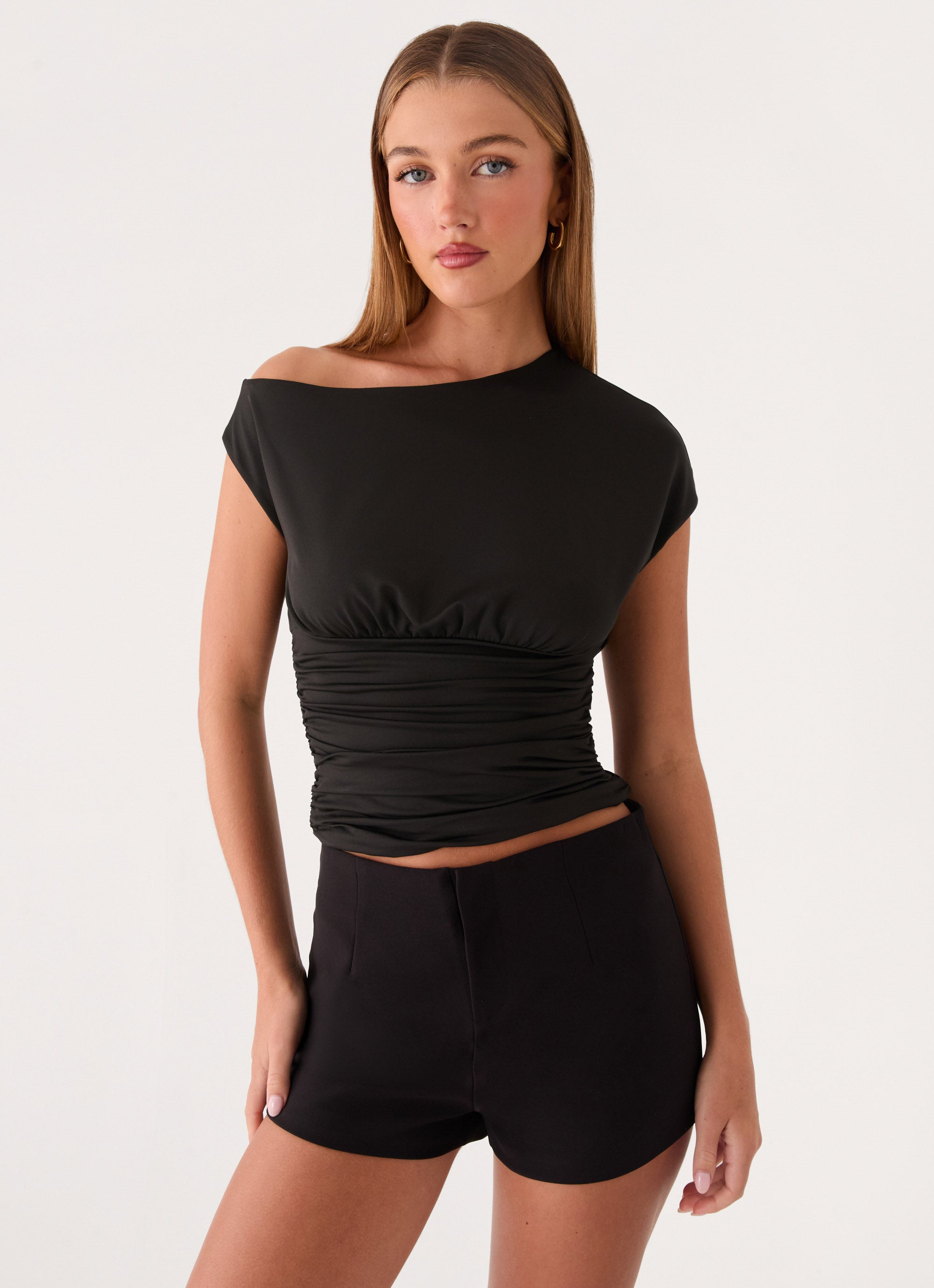 Staying In Shorts - Black