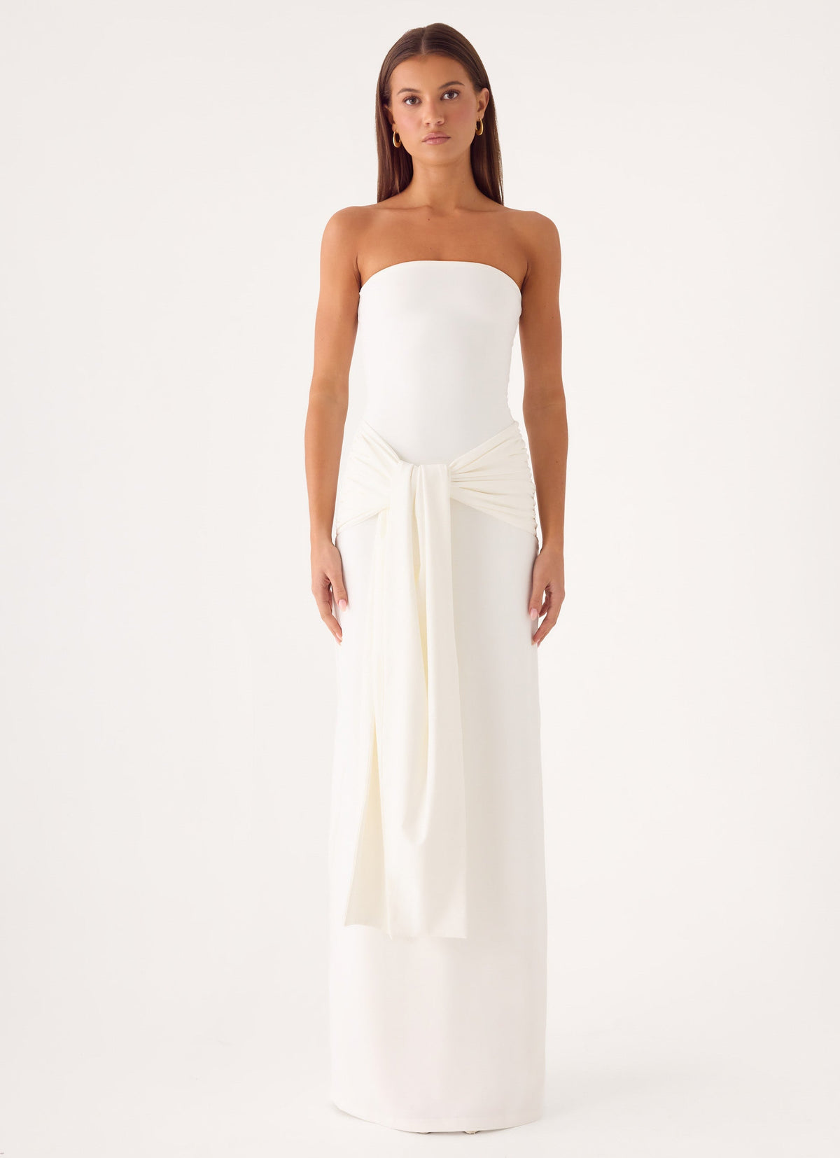 Stole My Heart Maxi Dress - White