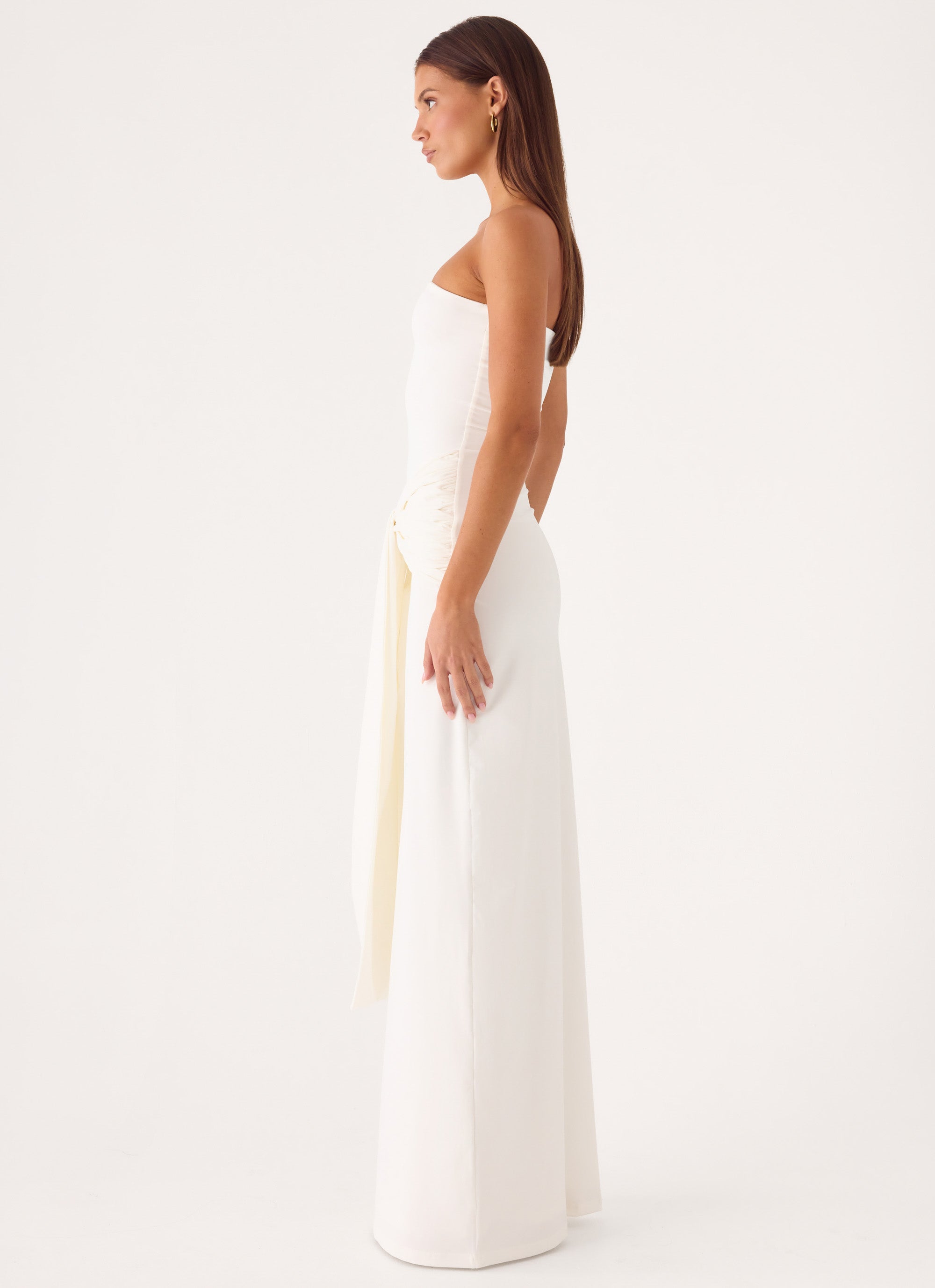 Stole My Heart Maxi Dress - White