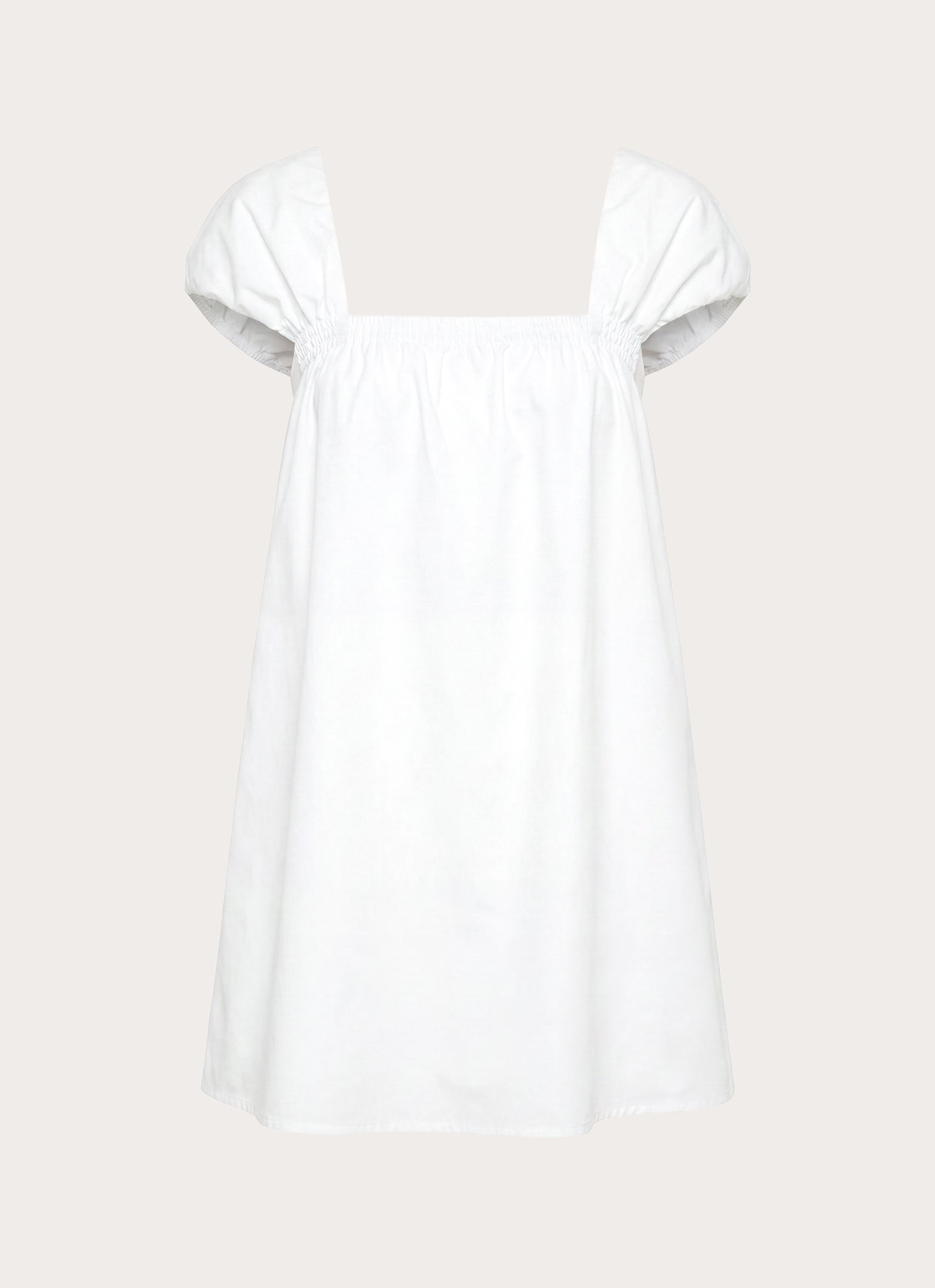 Sugar Blush Cotton Mini Dress - White