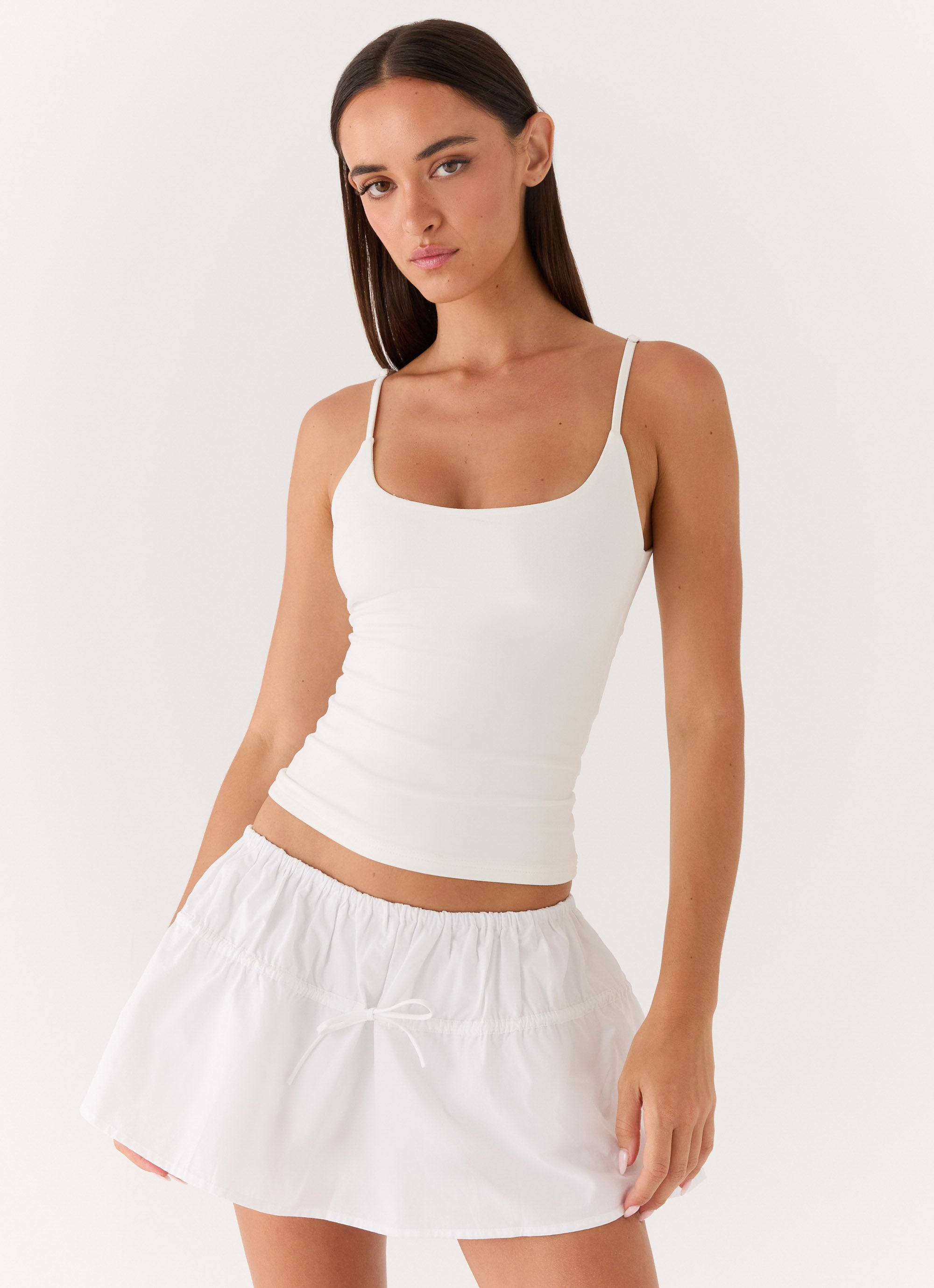 Sugar Talking Mini Skort - White