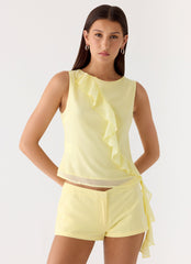Sun Up Top - Yellow