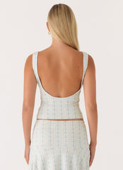 Suns Out Tank Top - Vintage Stripe