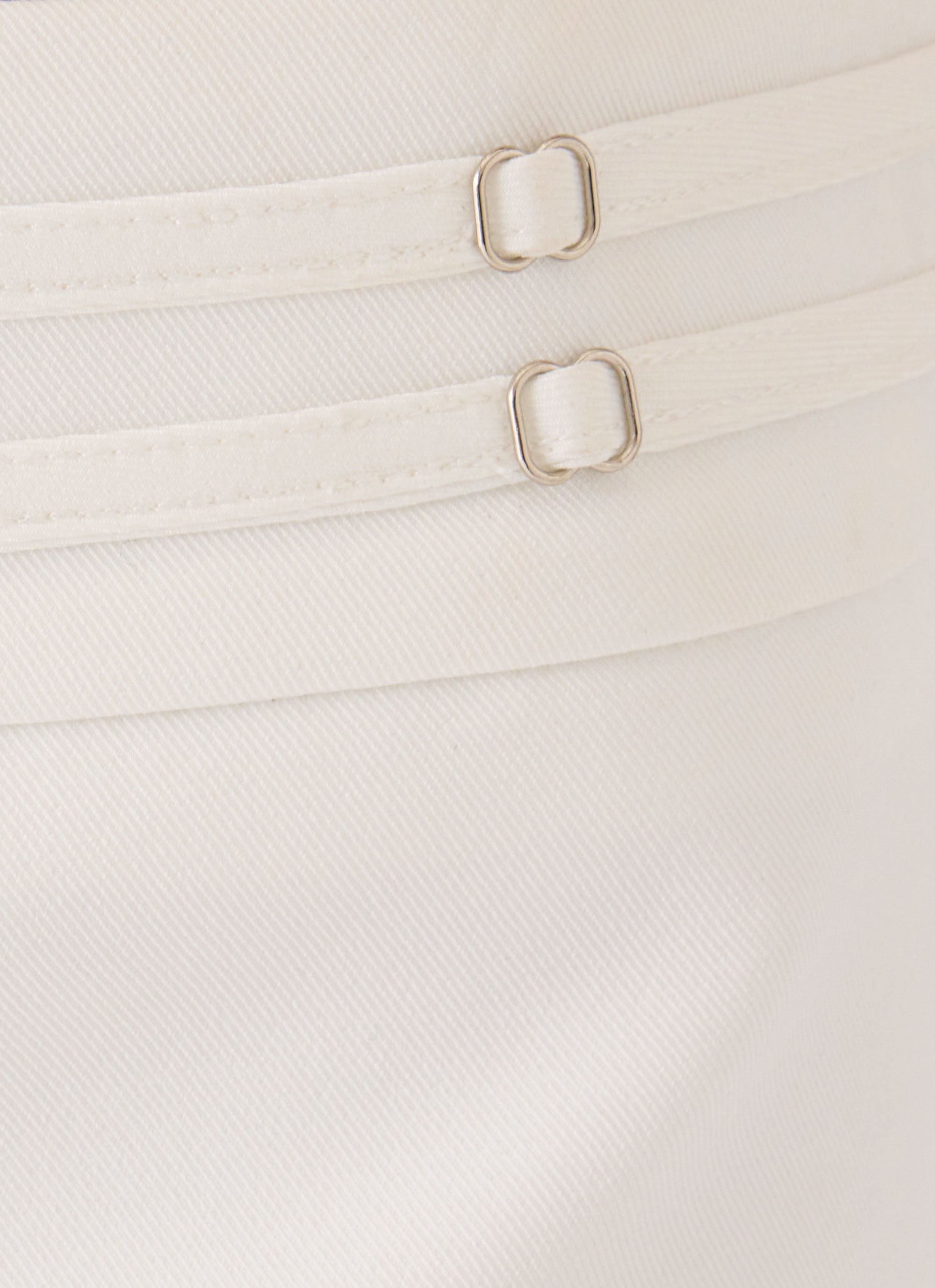 Swarov Low Rise Shorts - White
