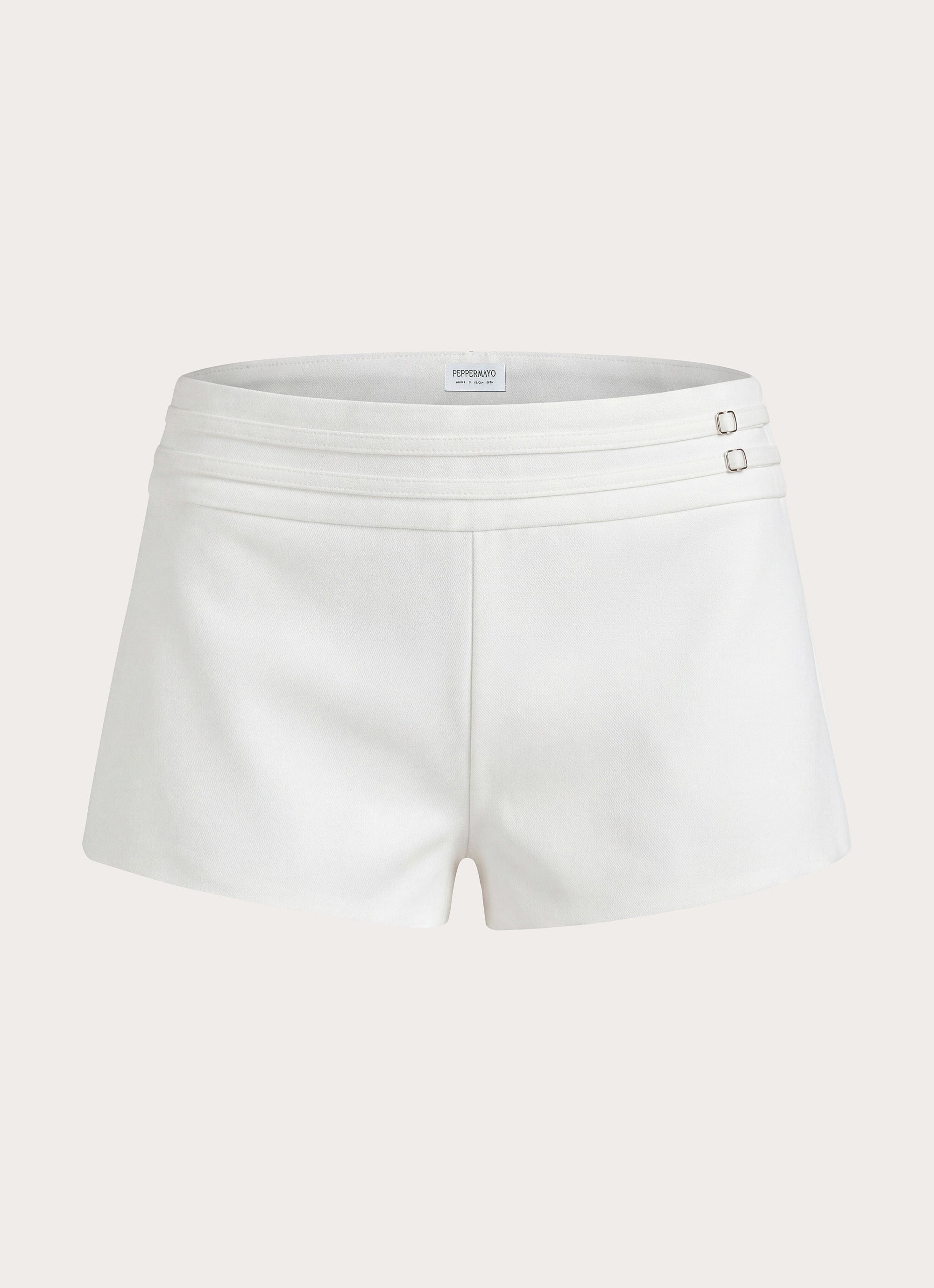 Swarov Low Rise Shorts - White