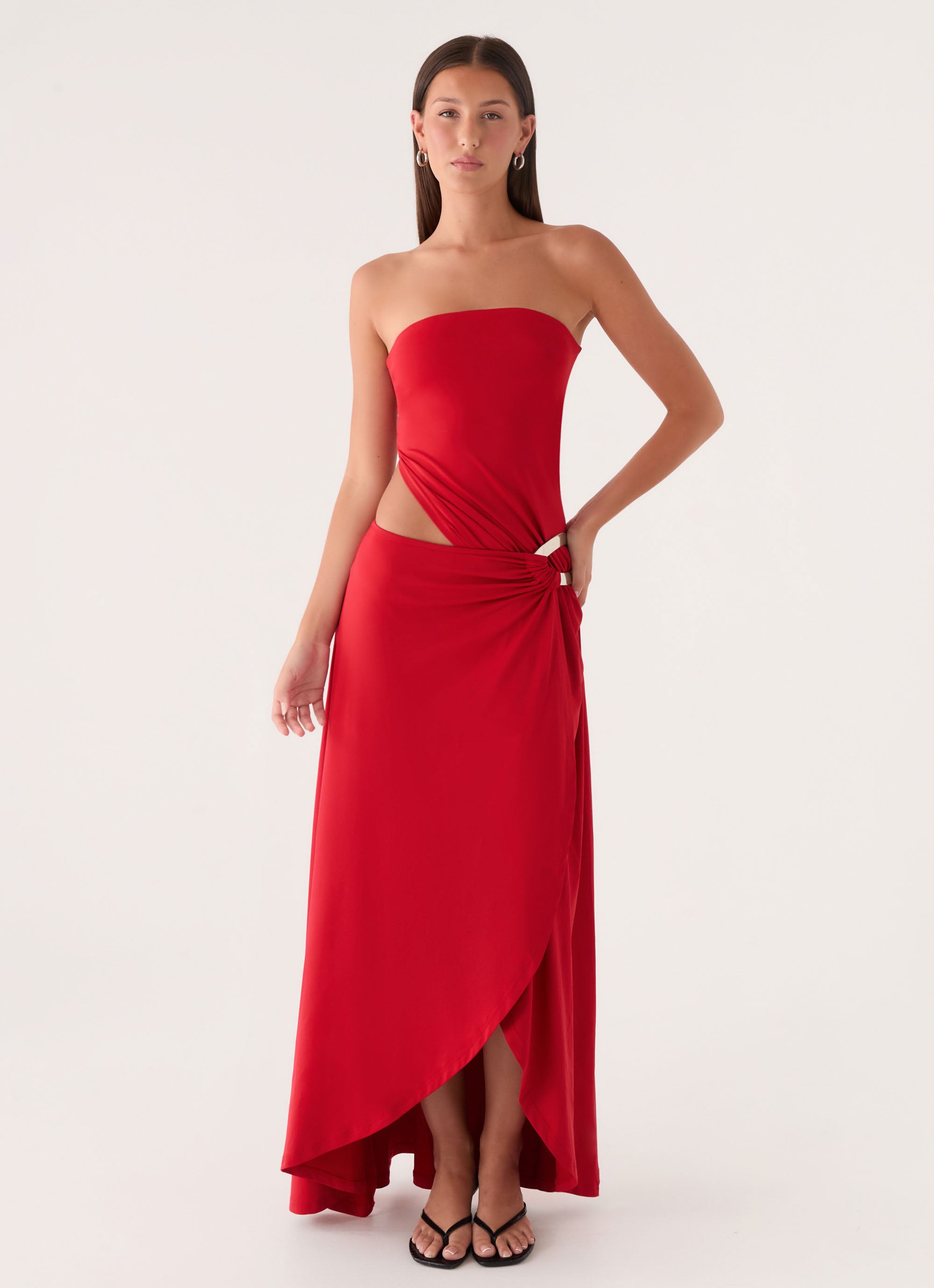 Tarna Maxi Dress - Cherry