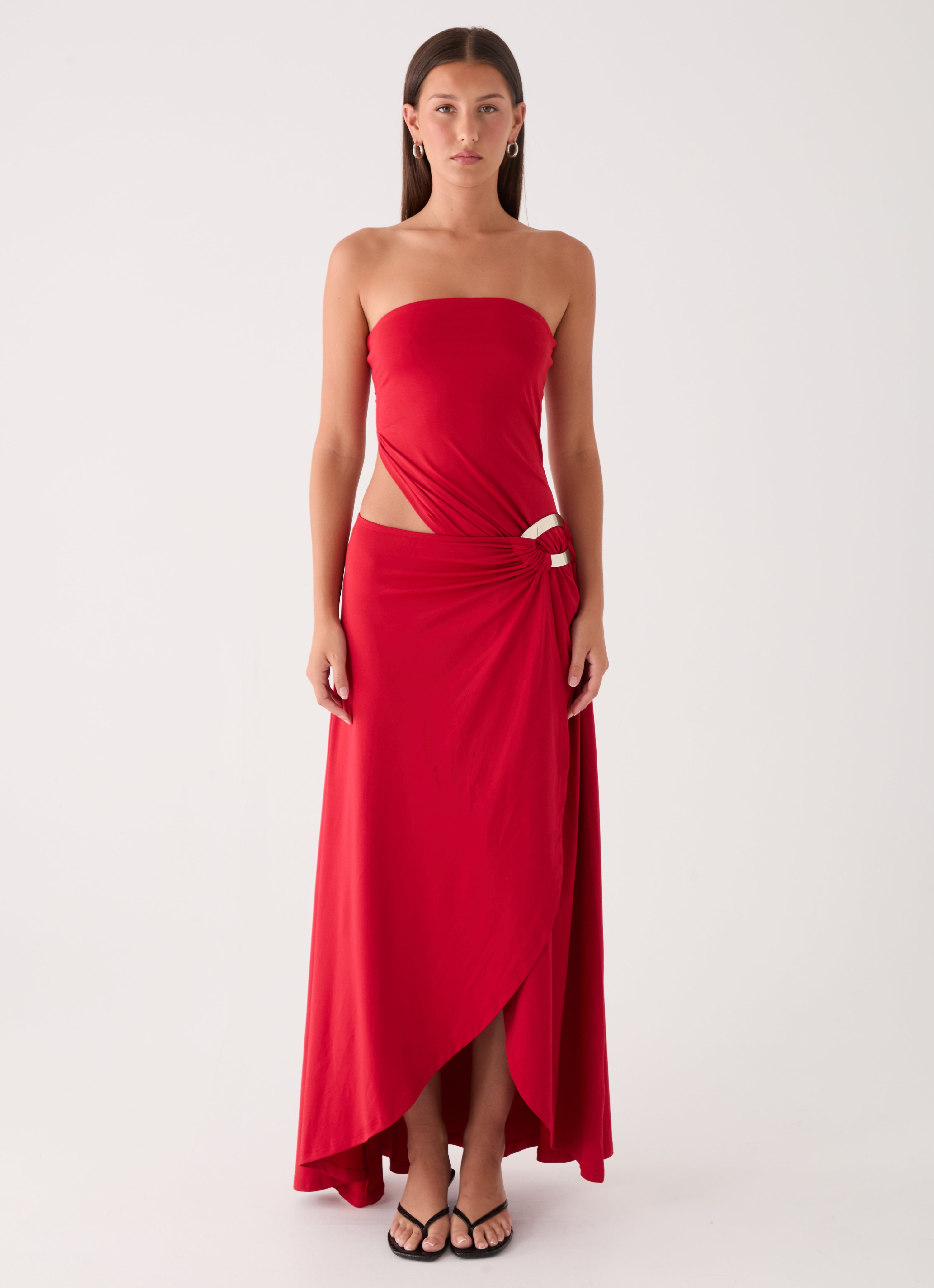 Tarna Maxi Dress - Cherry