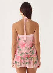 Telling You Mini Dress - Blooming Spring