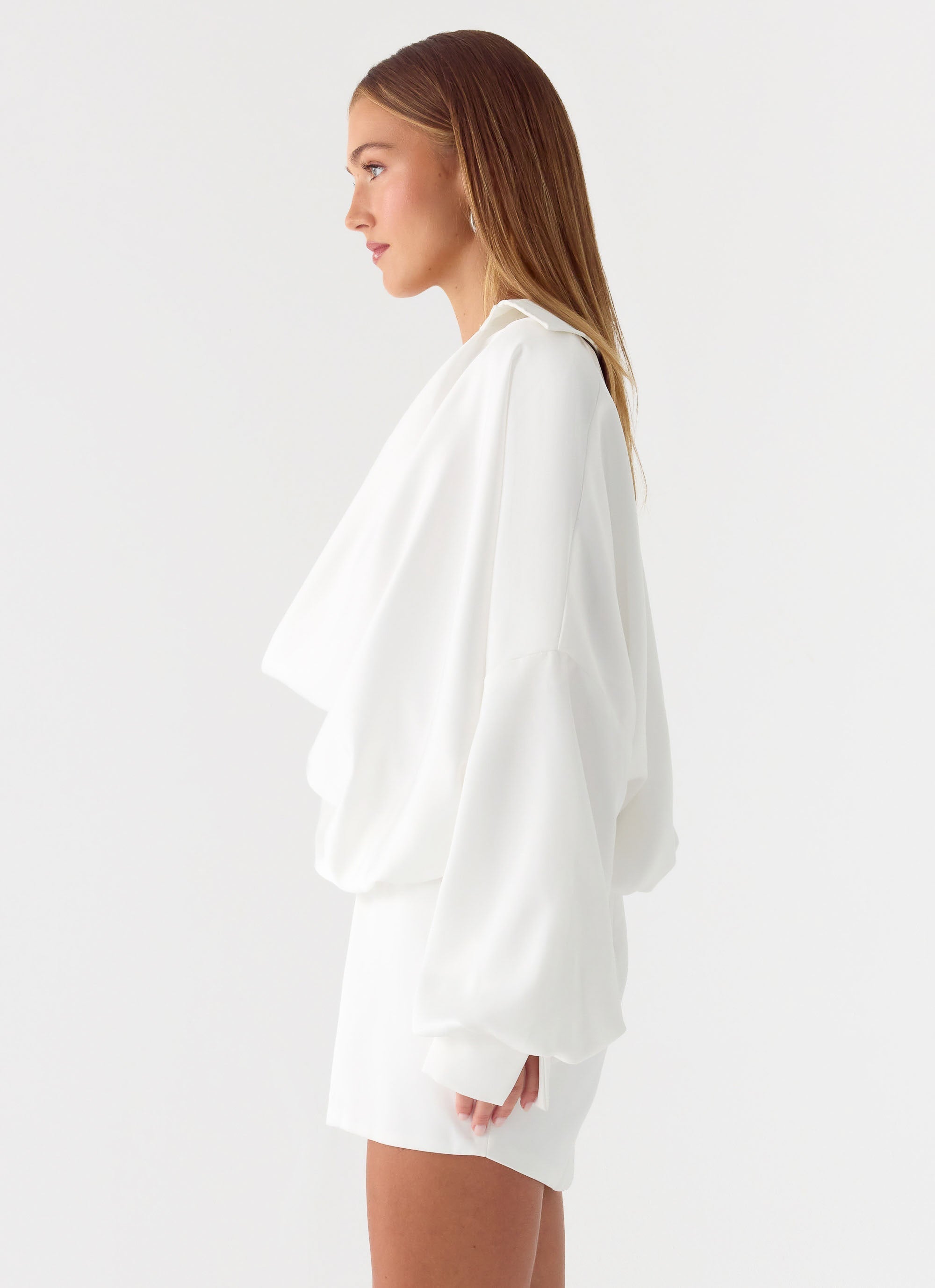 Thessaly Mini Dress - White