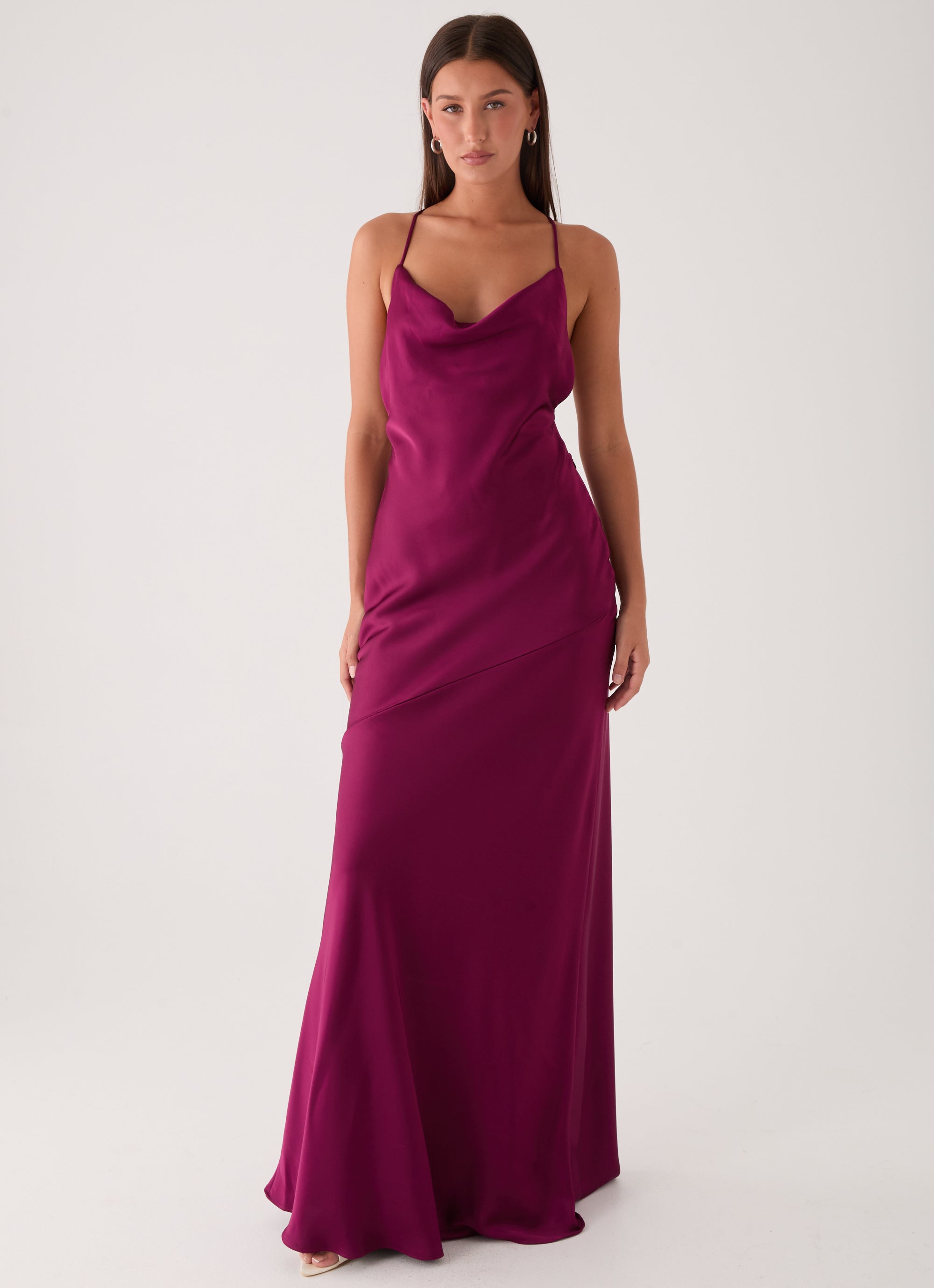 Tiano Maxi Dress - Plum