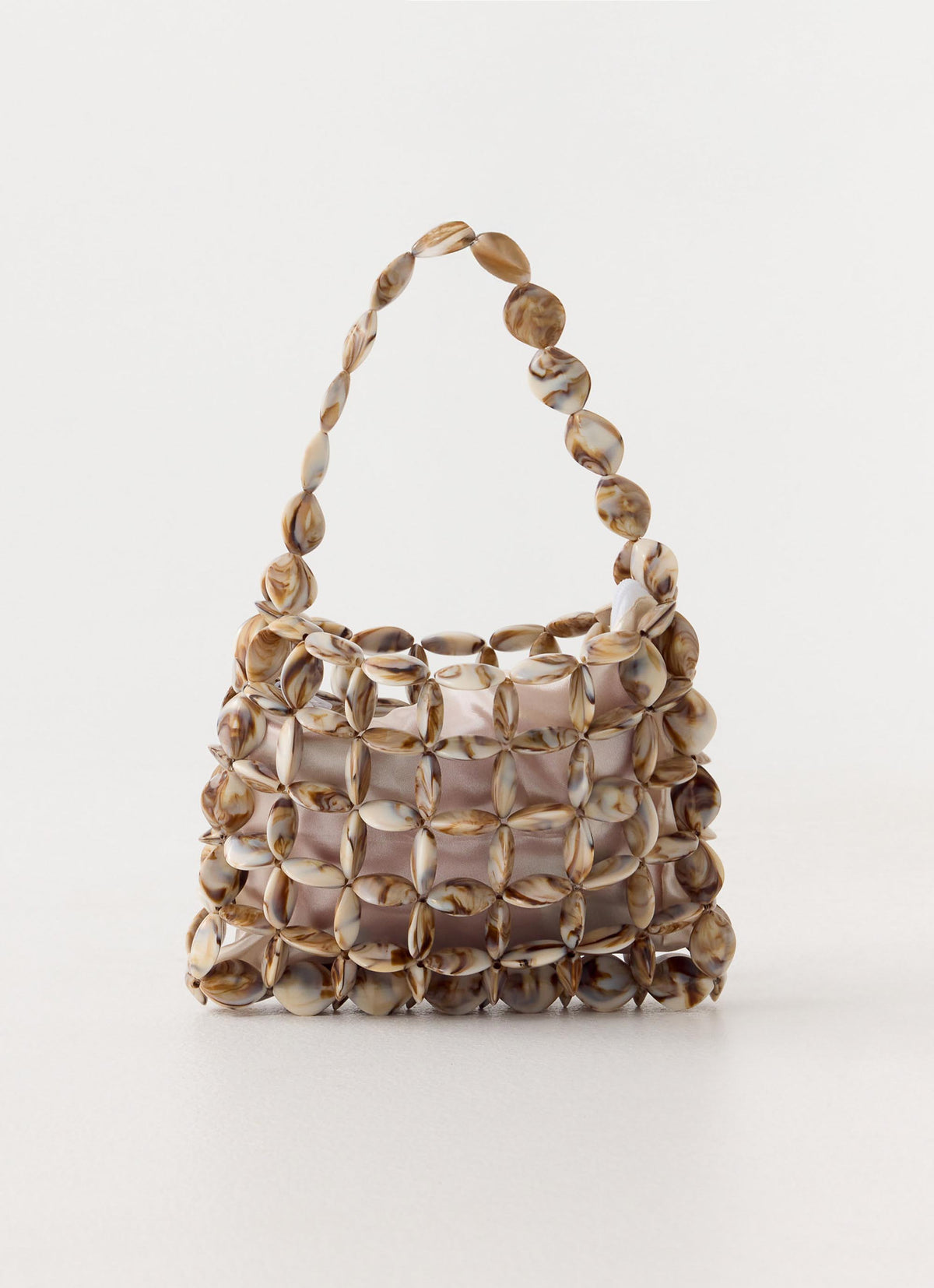 Tickled Pink Bag - Cream