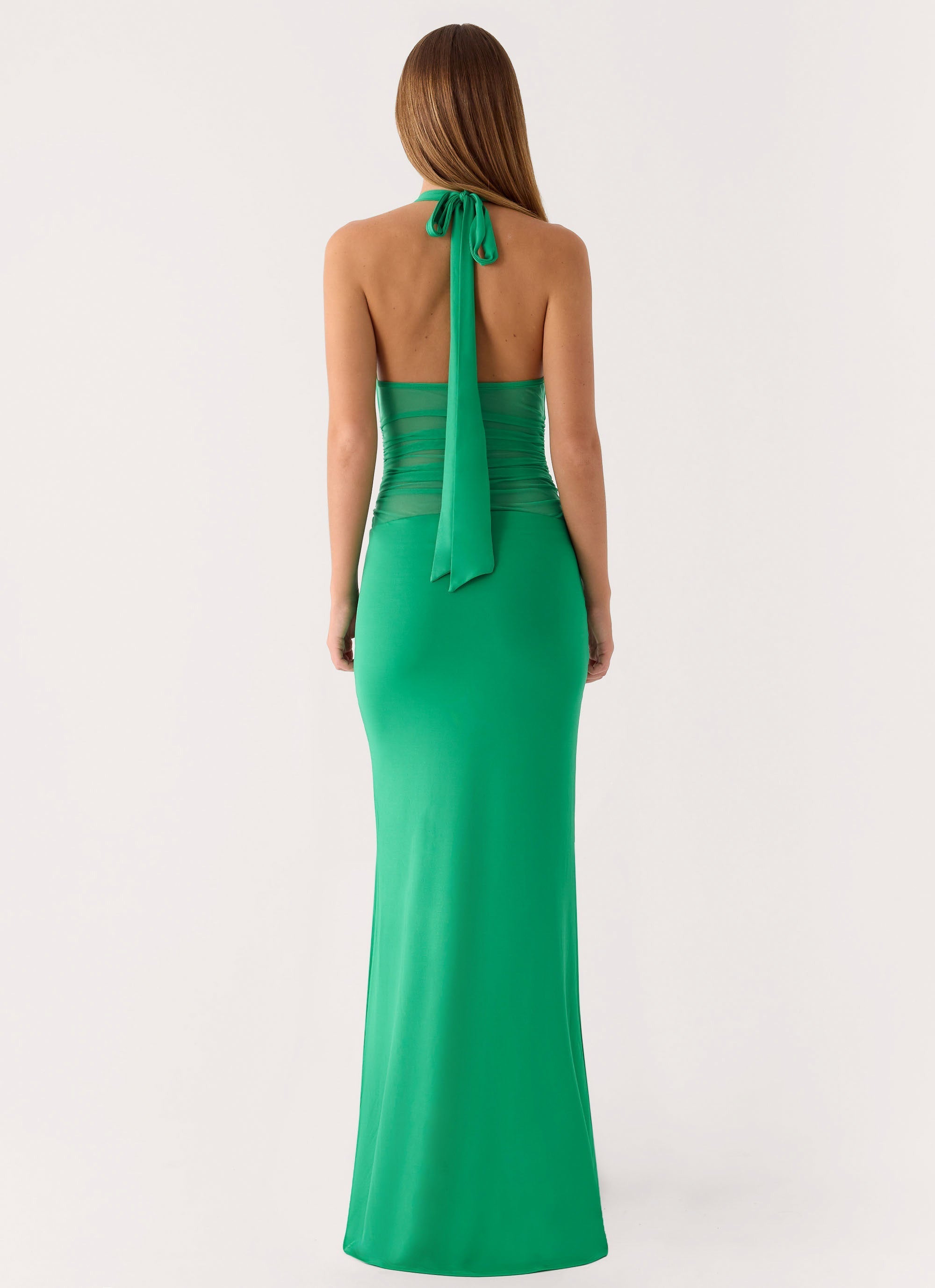 Tylan Halter Maxi Dress - Emerald Green