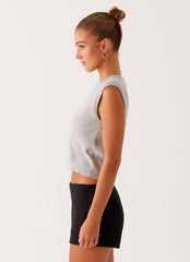 Tyne Knit Vest - Grey