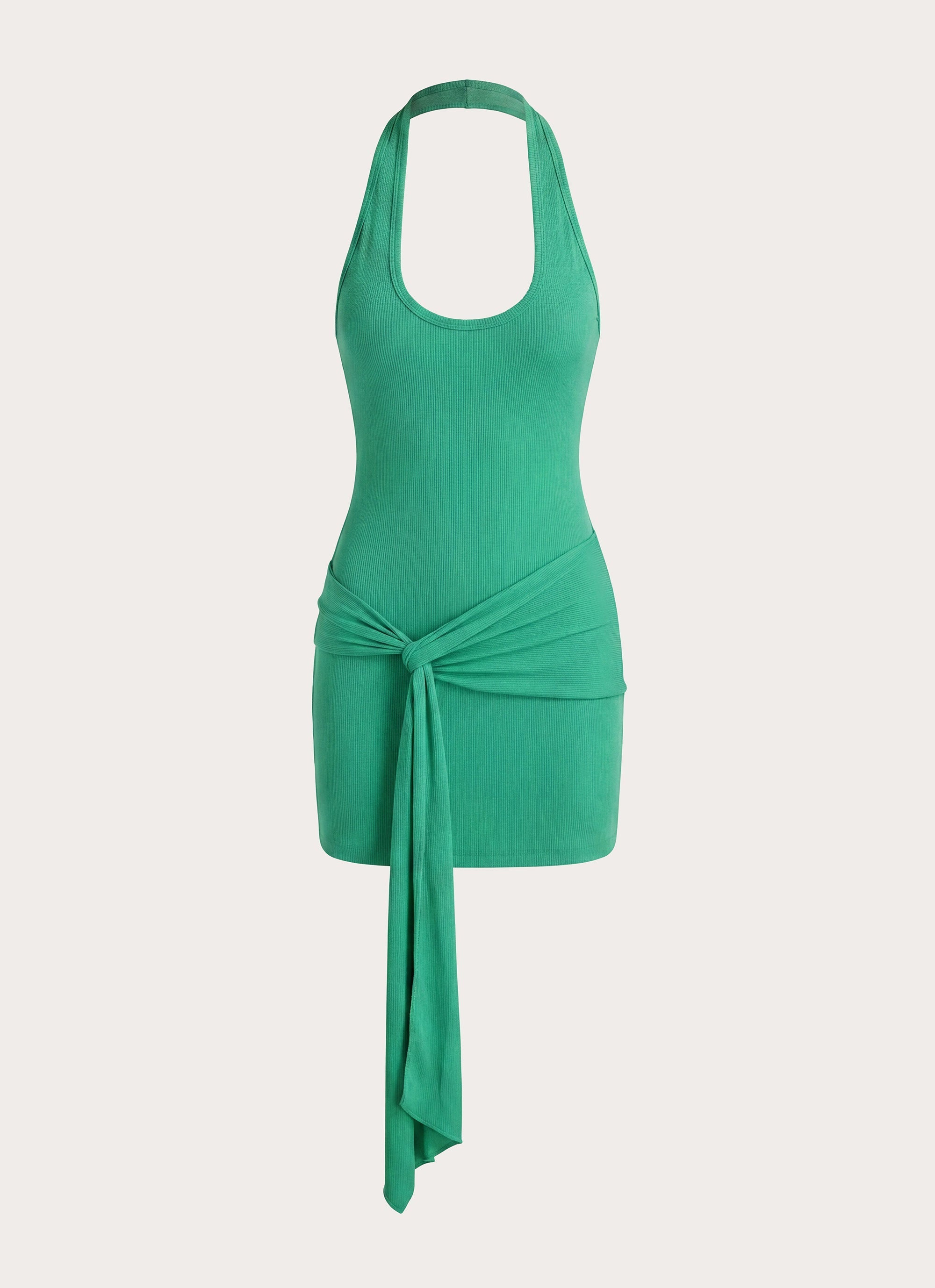 Vedetta Mini Dress - Emerald Green