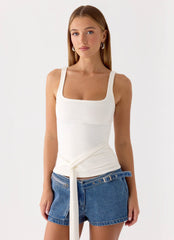 Vernia Top - White