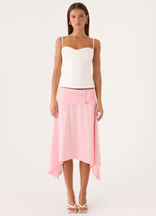 Vickine Midi Skirt - Pink