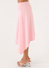 Vickine Midi Skirt - Pink