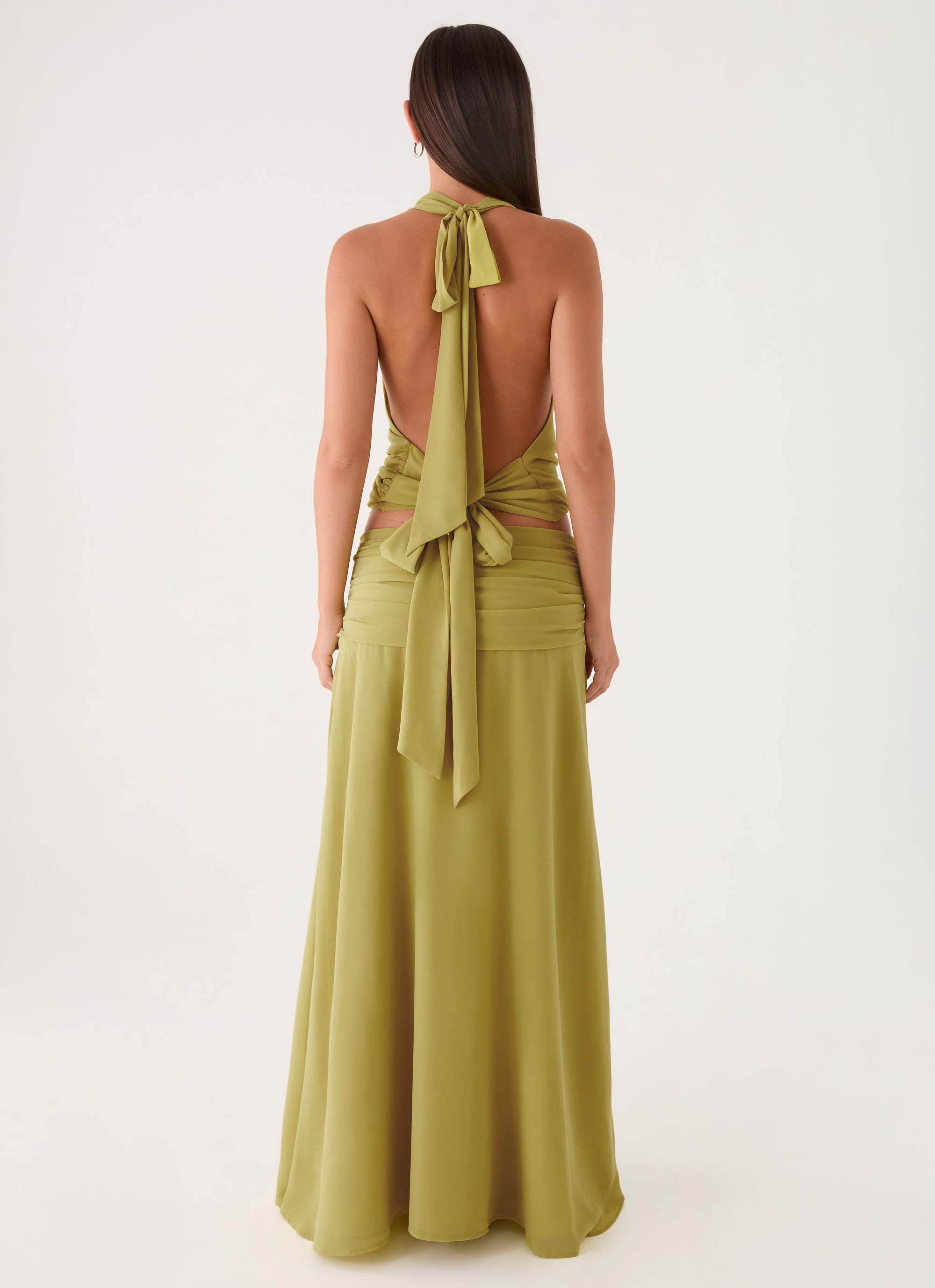 Willowmena Maxi Skirt - Lime