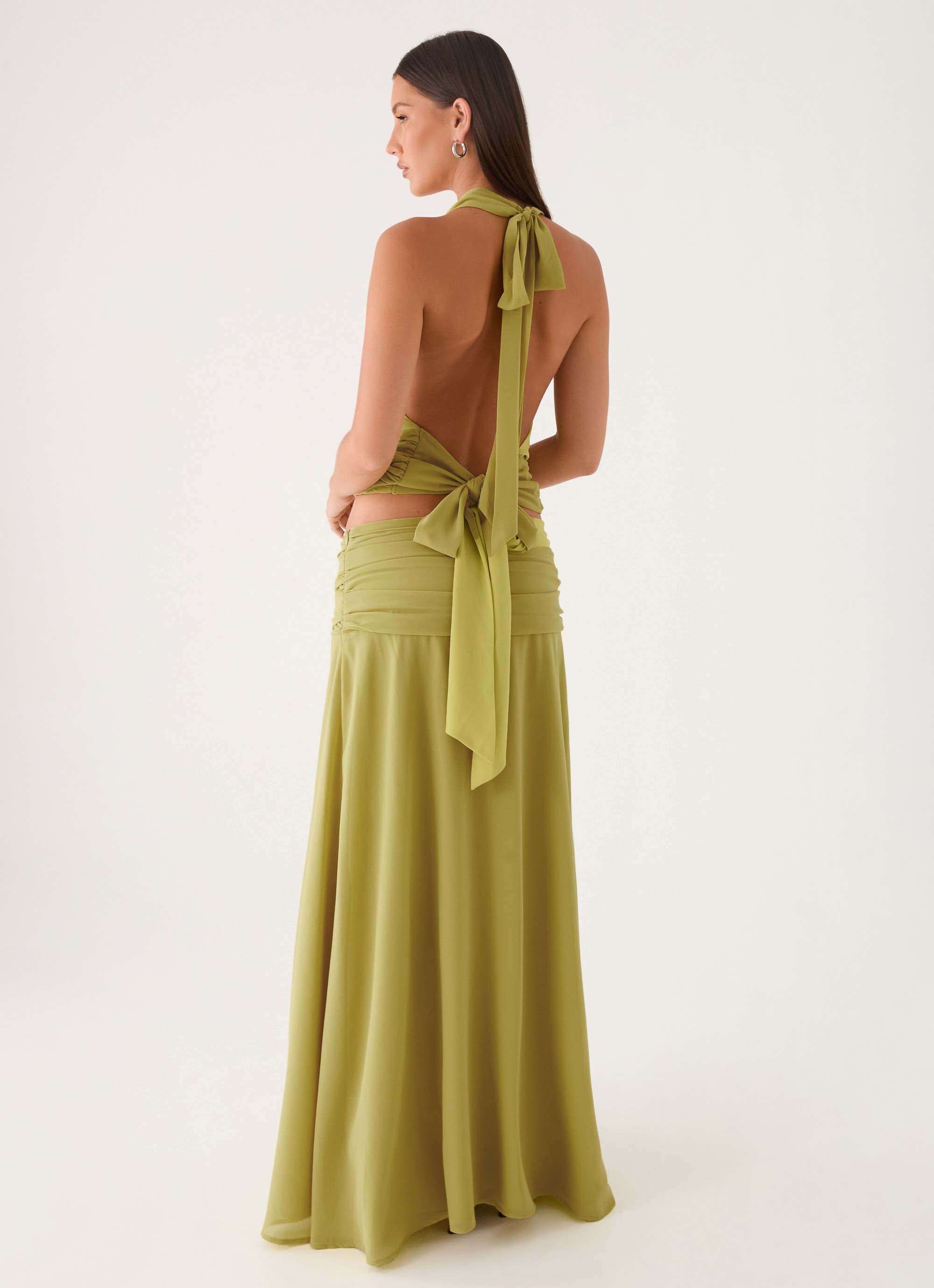 Willowmena Maxi Skirt - Lime
