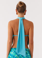Worldly Top - Turquoise