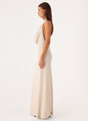 Worst Behaviour Knit Maxi Dress - Ivory