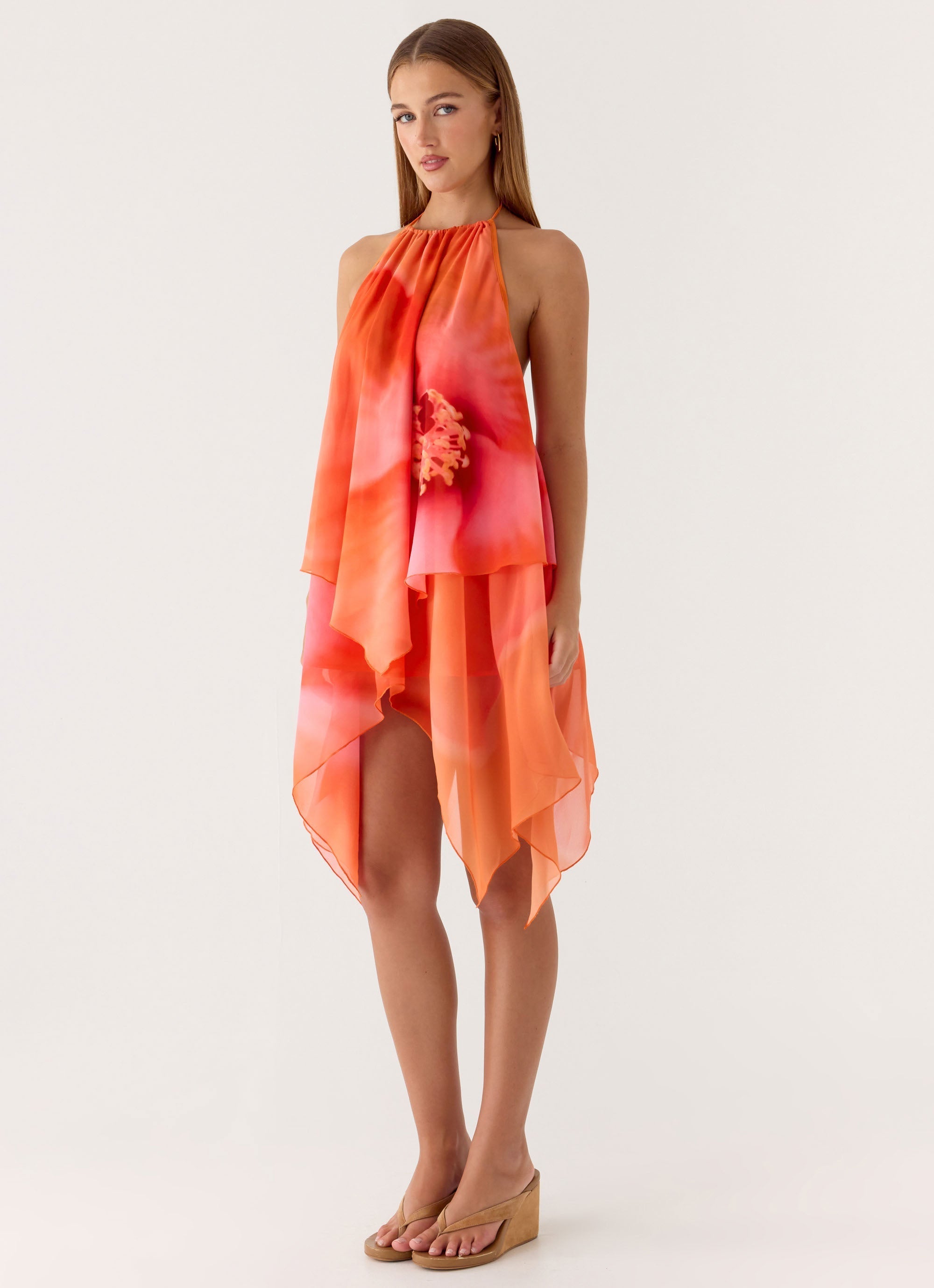 Wylma Mini Dress - Orange Blossom