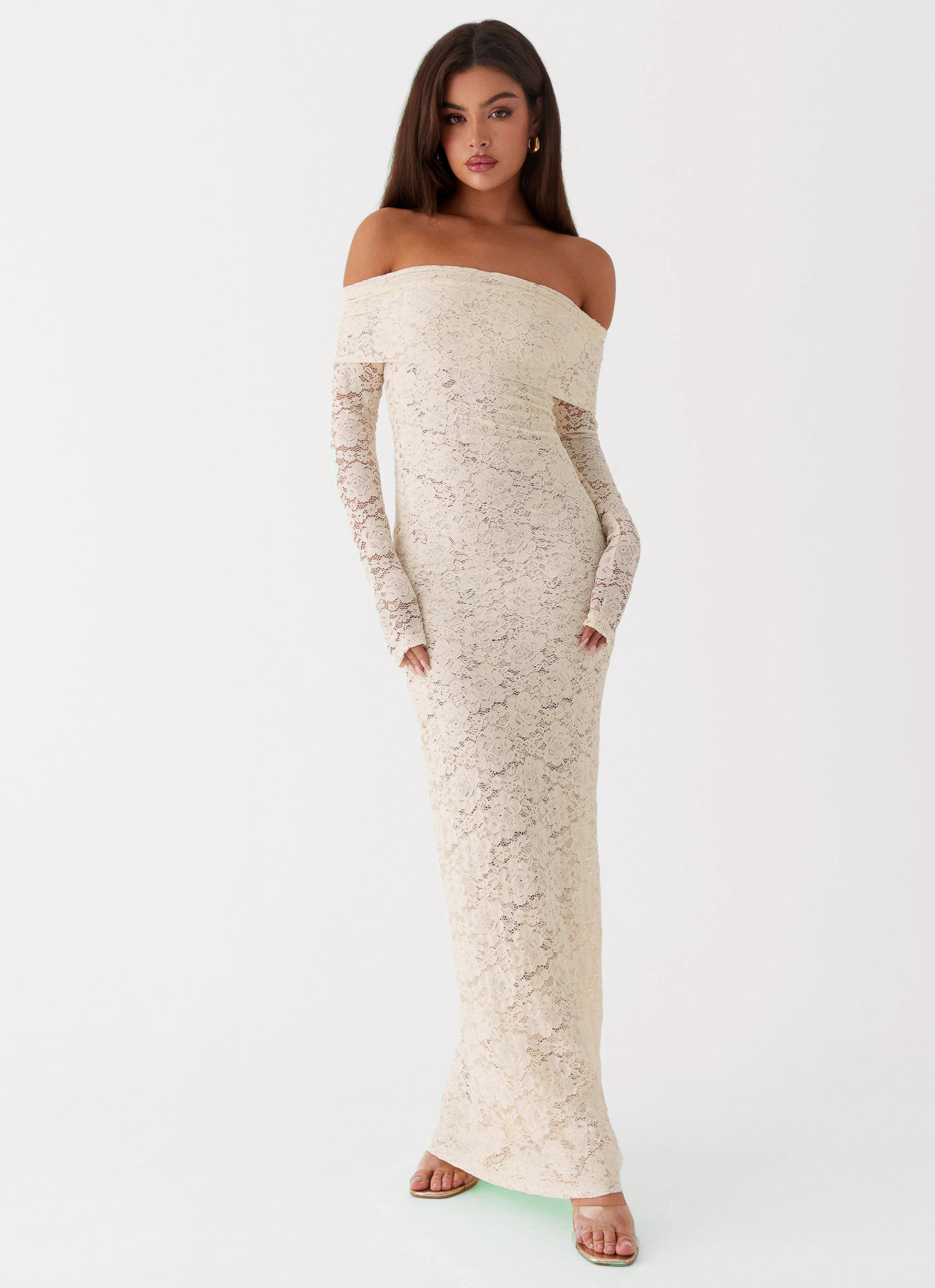 Yours Always Lace Maxi Dress - Ivory