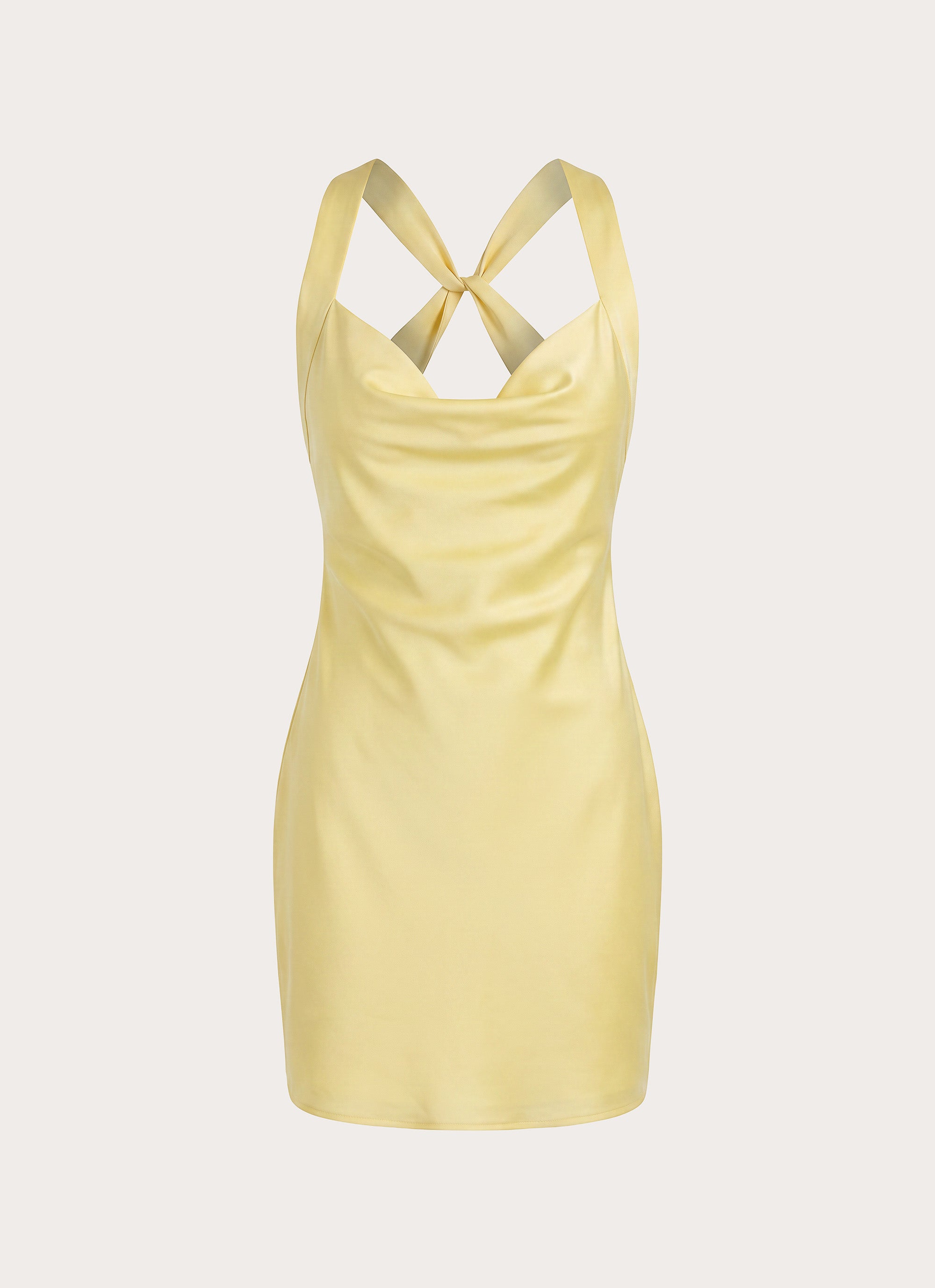 Zandie Mini Dress - Bright Lemon