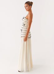 Zariah Maxi Dress - Ivory
