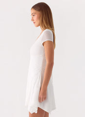 Zev Mini Dress - White