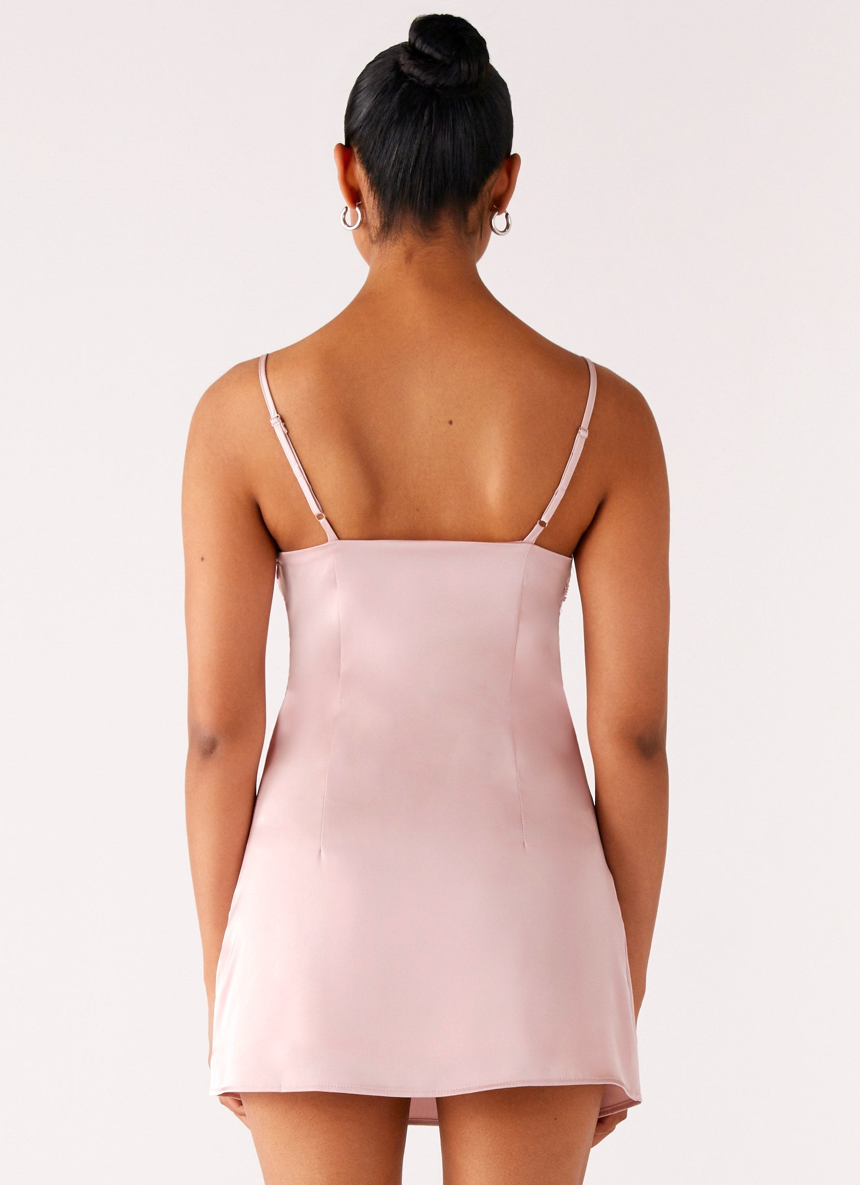 Zion Beaded Micro Mini Dress - Pink